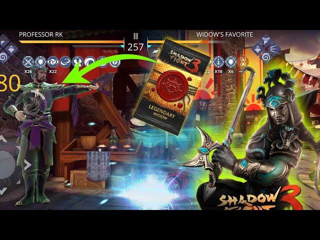 Get Free WIDOW'S FAVORITE Set And Use it Against 'An Okay Fighter' - Shadow Fight 3 ‼️