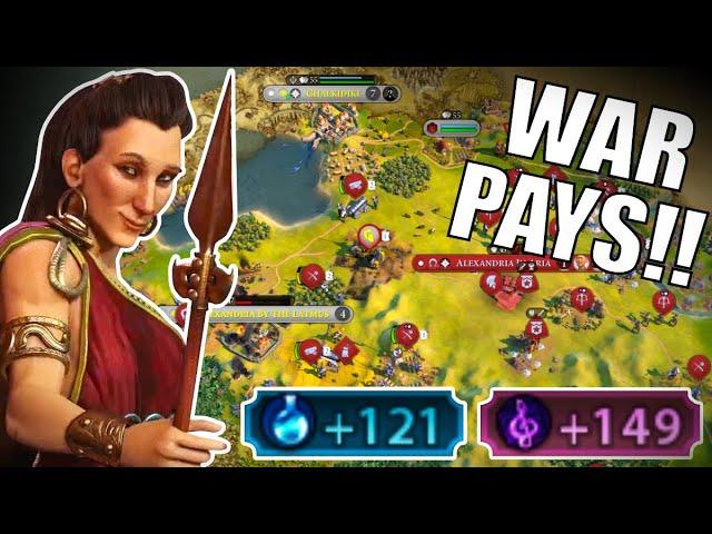 Civ 6 | War Like This And Your Empires Economy Will BOOM!!! – (#3 Deity Gorgo Civilization VI)