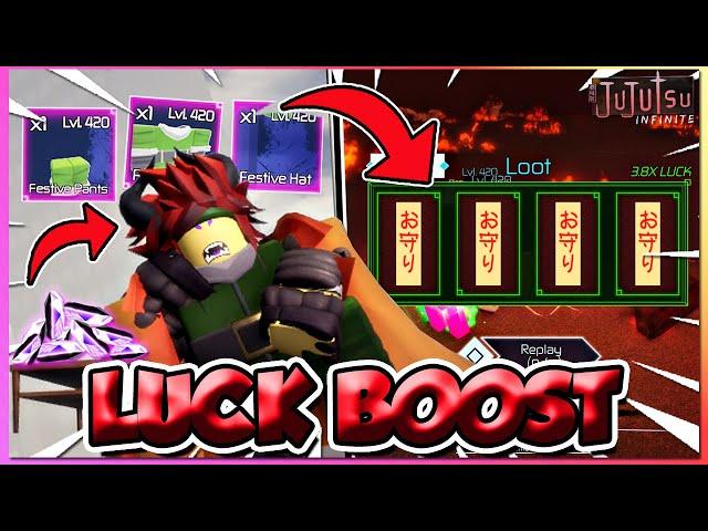 Jujutsu Infinite New How To Get Free 300% Luck Party Boost Get Legendary Drops Fast! (CODE)