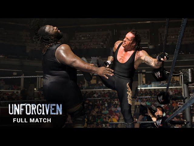FULL MATCH - Undertaker vs. Mark Henry: WWE Unforgiven 2007