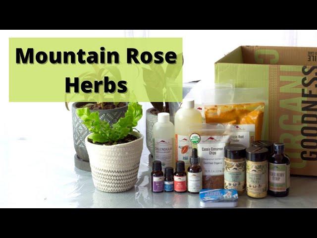 Mountain Rose Herbs Haul