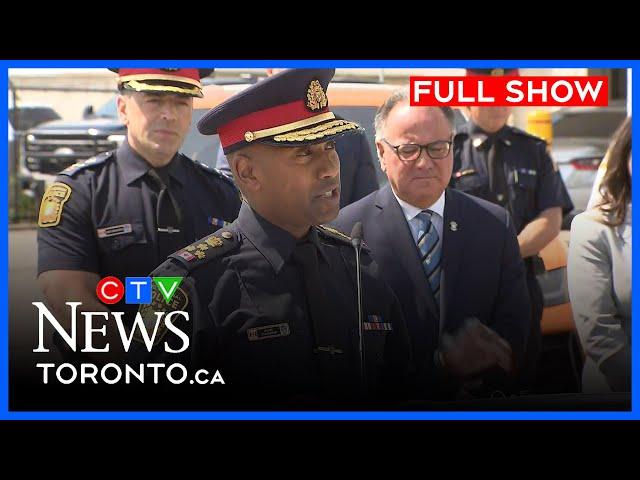 Firearms, tow trucks seized in extortion probe | CTV News Toronto at Noon for June 16, 2025