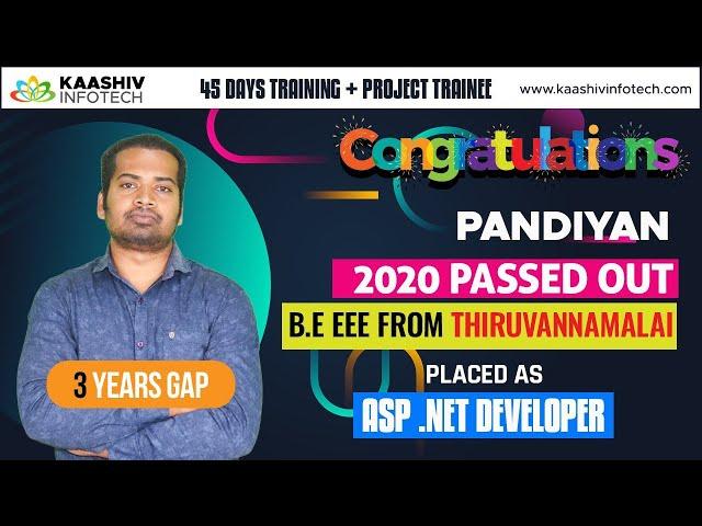 Kaashiv Infotech Online Internship Reviews - ASP.Net Developer - ASP.Net Training in Chennai