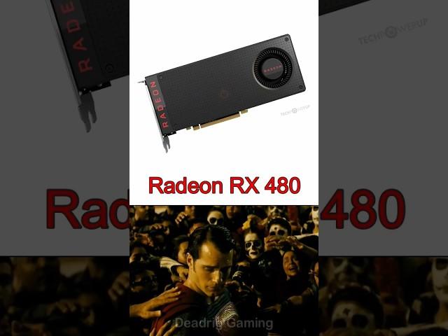 Evolution of AMD GPUs (RX 480 to RX 7900 XT)