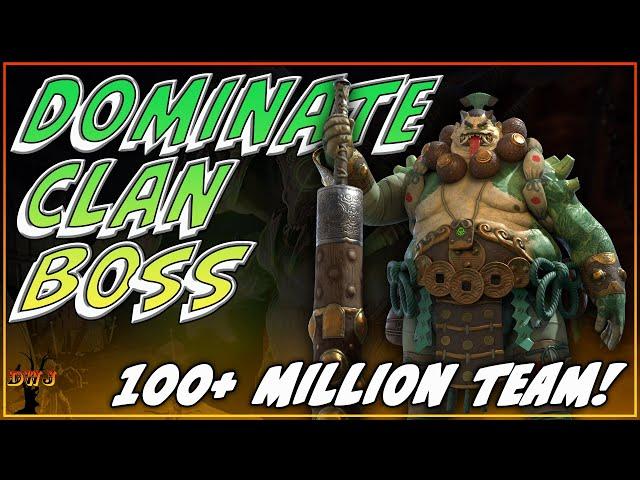 Dominate Clan Boss with Ally Protection 100 million team | Raid Shadow Legends