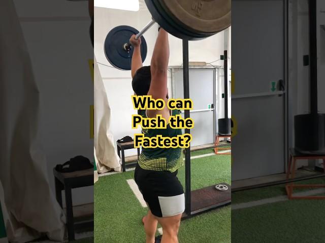 Velocity Based Training: Push Press Competition 