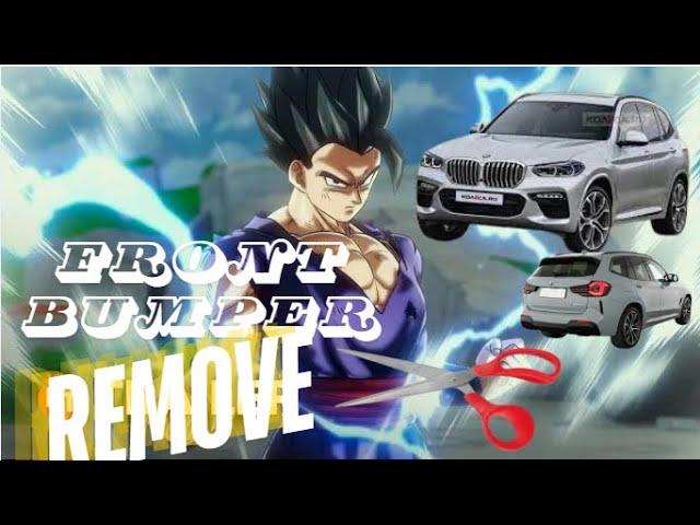 DIY 2022 BMW x3  how to remove the front bumper and headlight