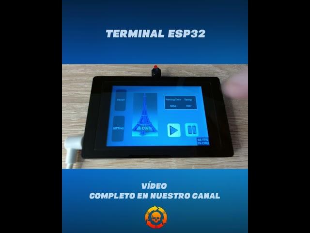 TERMINAL ESP32 #esp32 #elecrow #arduino #diy #shorts