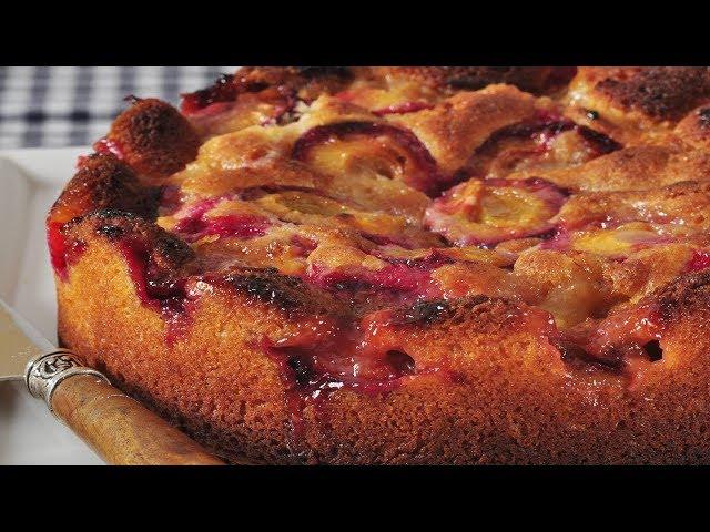 Plum Coffee Cake Recipe Demonstration - Joyofbaking.com