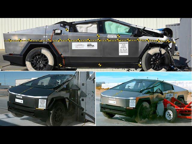 2025 Tesla Cybertruck: NHTSA Crash Tests Officially Revealed!