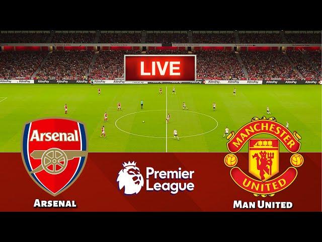 LIVE| ARSENAL vs MANCHESTER UNITED - Premier League 2024/25 | PES 21 Simulation