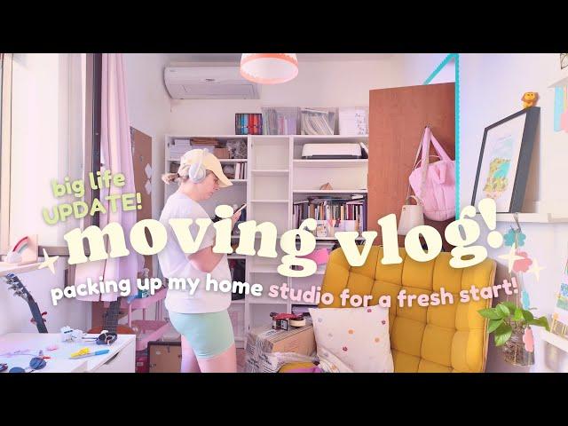 Packing Vlog: Moving Out of My Studio for Renovations  + Resetting My Small Business for Summer