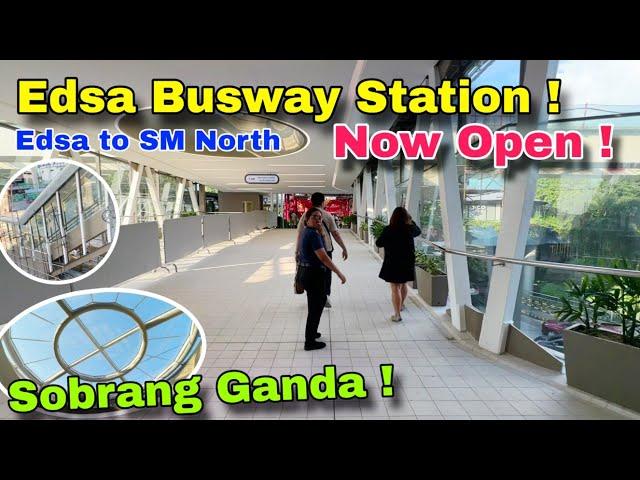 Now Open ! Edsa Busway Station ! Access Footbridge West Ave to SM NORTH !ANG GANDA ! FEB 16 2025