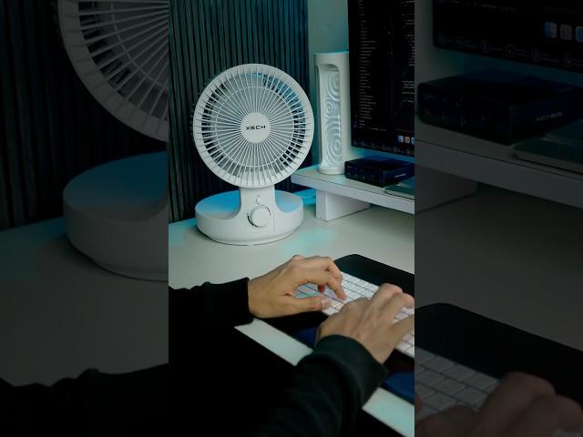 Personal Mini Fan 🪭 AirWave ️ from #Xech | Perfect Table Fan