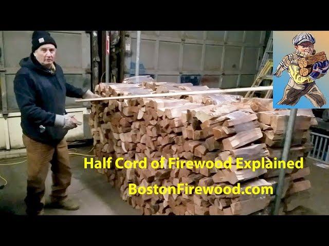 Boston half cord wood kiln dried firewood for sale video Hyde Park Ma delivered