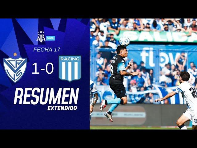 Velez Sarsfield 1 vs 0 Racing Club  | #TorneoBetano | Resumen Extendido | Fecha 17