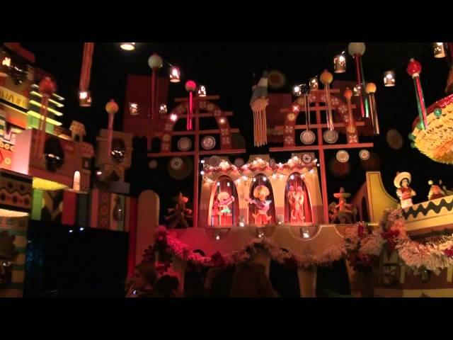 2011 Disneyland Small World Holiday Daytime Entrance to Exit On Ride POV, Nov 13 HD (1080p)