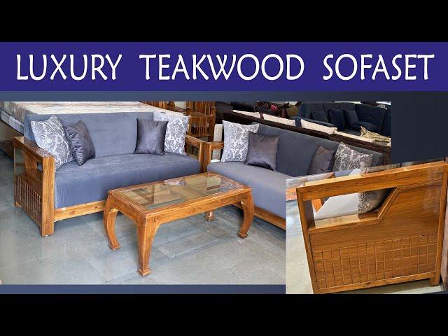 Teak wood sofa set || comfortable sofa