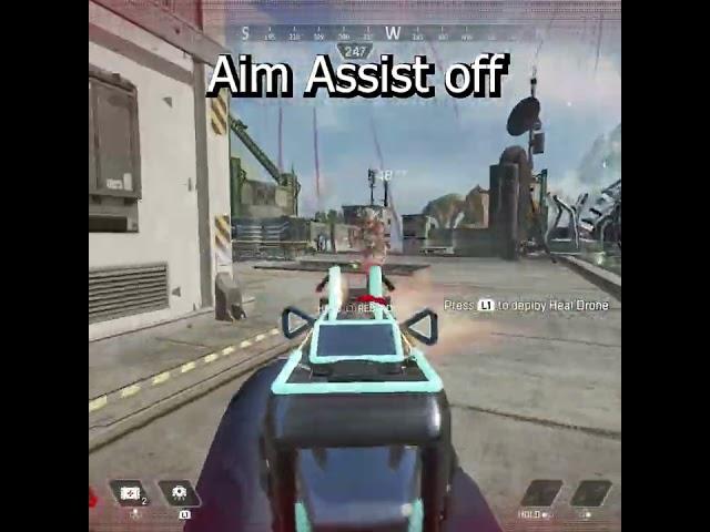 aim assist on vs off