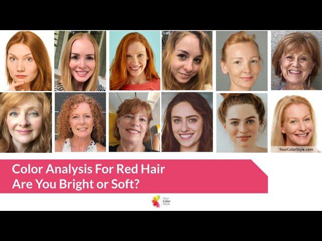 Color Analysis for Red Hair - Bright or Soft?