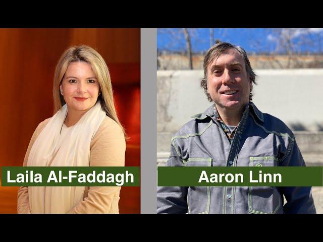 Art Career Lecture: Laila Al Faddagh and Aaron Linn, 2021