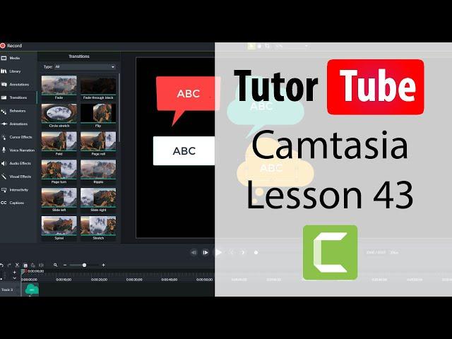 Camtasia Tutorial - Lesson 43 - Audio Points