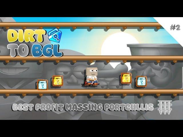 Dirt To BGL | Massing 128 WL To 441 WL | Growtopia - Episode 2