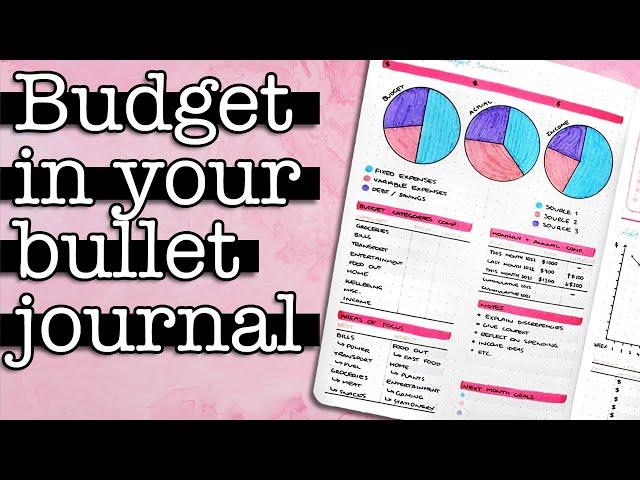 21 Bullet Journal Budget Ideas  How to budget in your bullet journal