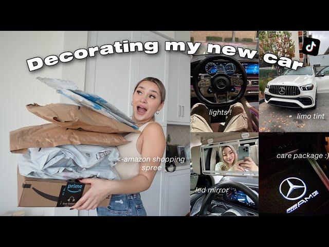 decorating my NEW car + FULL CAR TOUR | she's a baddie now