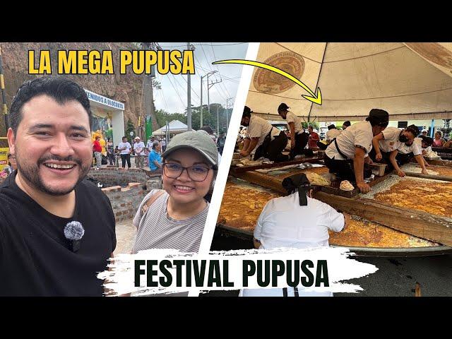 ¡LA PUPUSA MAS GRANDE DE EL SALVADOR EN OLOCUILTA!