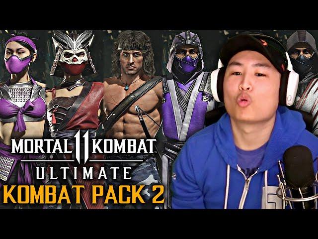 Mortal Kombat 11 Ultimate - ALL EPIC & Not So EPIC Kombat Pack 2 Skins!! [REACTION]