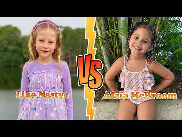 Like Nastya VS Alaïa McBroom (The ACE Family) Transformation  New Stars From Baby To 2024