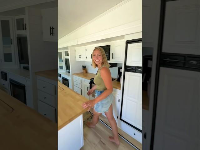 Our RV remodel [Renovated fifth wheel for full time RV living] #rvliving #rvrenovation