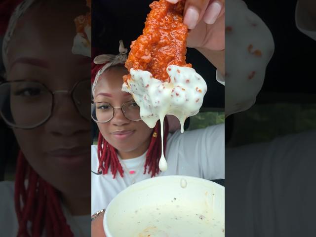 Chili’s Nashville Hot Chicken Crispers ️ #mukbang #asmr