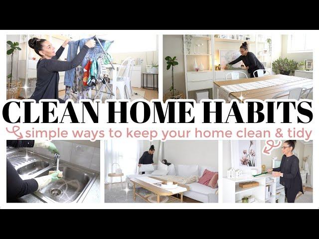 2024 CLEAN HOME HABITS - Simple tips for a clean and tidy home || THE SUNDAY STYLIST