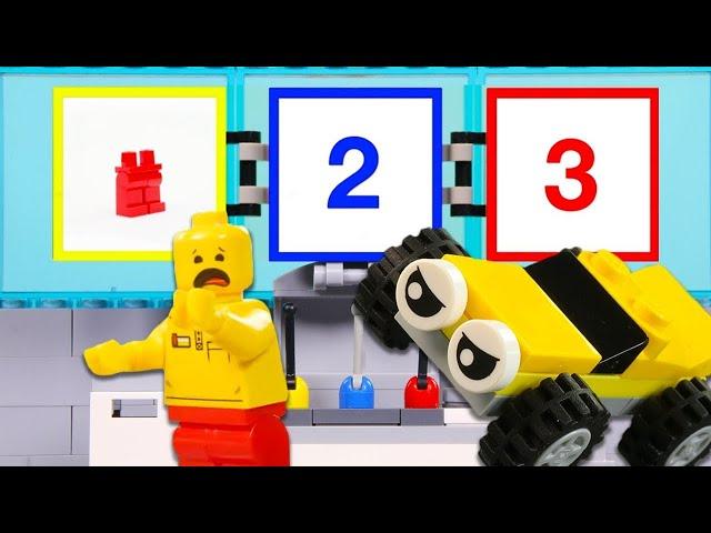 LEGO Experimental Car Builds Man STOP MOTION | Billy Bricks | WildBrain - Cartoon Super Heroes