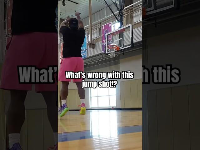 FIX THIS JUMP SHOT  #basketball #jumpshot #basketballshooting