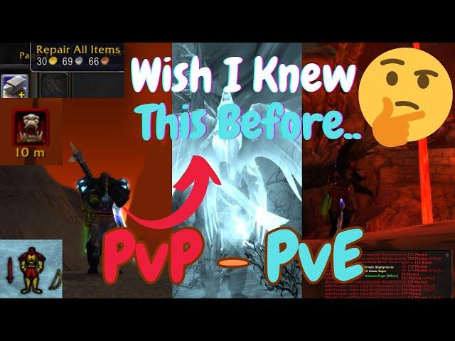 Wow Classic Fresh PvE Or PvP Do Not Make These MISTAKES!