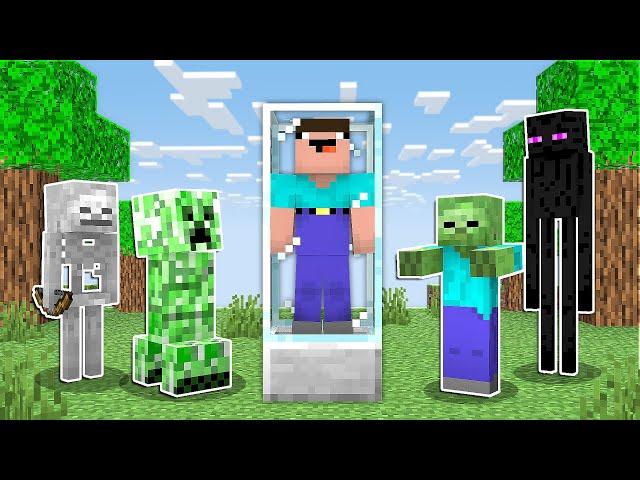 МОНСТРЫ ПОЙМАЛИ НУБА В ЛОВУШКУ МАЙНКРАФТ ! НУБИК И ТРОЛЛИНГ В MINECRAFT Дак Плей