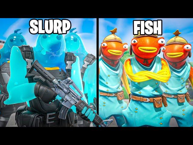 Sarah's Slurp Squad vs. Tiko's Fish Army