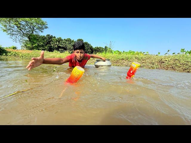 Amazing Fishing || Traditional Fishing Method By Plastic Bottle Hook Trap || Fish King Bd | Part -02