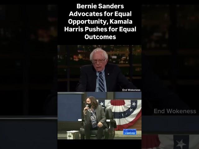 Bernie vs. Kamala: Equal Opportunity vs. Equal Outcomes