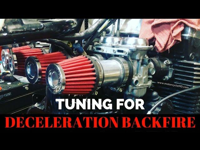 Deceleration Backfire: Easy Carb Tuning