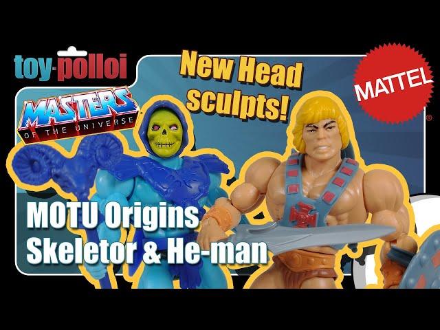 Origins New Heads He-Man & Skeletor Masters of the Universe Review - Wave 5 - Toy Polloi