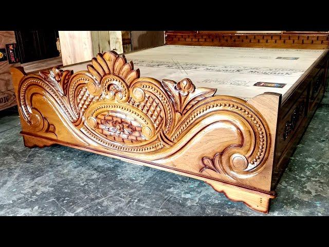 Box bed palang new design furniture Sindhi Kate Bed