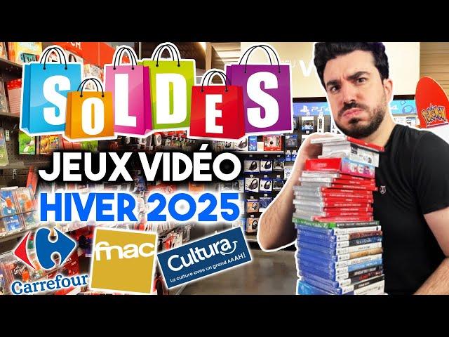 Les SOLDES JEUX VIDÉO Hiver 2025 ! La FNAC en SUEUR ! Jeux PS5, Switch à -80%