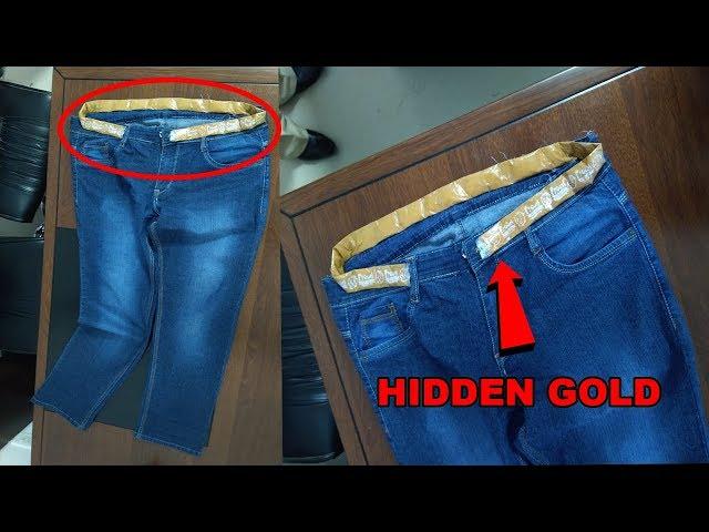 Gold Paste Hidden In Custom-Tailored Jeans Worth 18 Lakhs Seized By Customs At Goa Airport