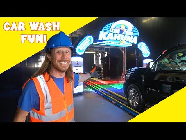 Car Wash for Kids | Drive-thru Carwash fun