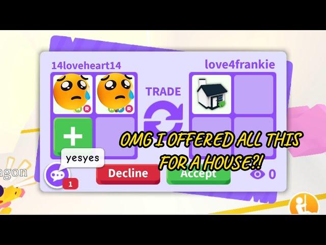 OH NO  I ALMOST GOT SCAMMED WHEN OFFERING THIS HOUSE! TRADING HOUSES?! Adopt Me - Roblox