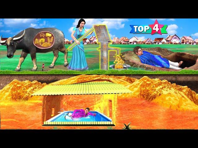 Underground Golden House Funny Comedy Videos Collection Hindi Stories Magical Buffalo Comedy Kahani